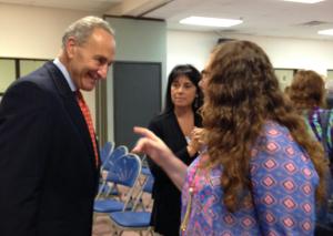 Henny with Senator Charles Schumer