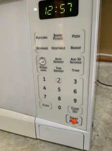bump dots on my microwave keypad